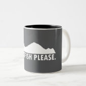 Spearfish South Dakota Please Tweekleurige Koffiemok (Voorkant rechts)