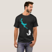 Spearfish Underwater Hunter Spearfisher Hunting T-shirt (Voorkant volledig)