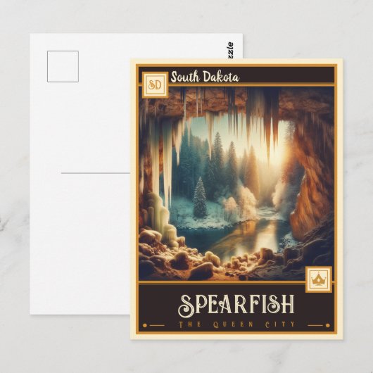 Spearfish, Zuid-Dakota |  Briefkaart (Voorkant / Achterkant)