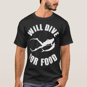 Spearfishing Will Dalen Voor Voedsel T-shirt
