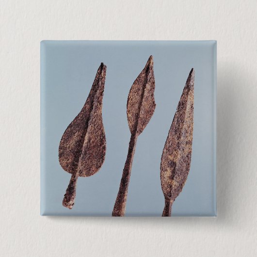 Spearhead Vierkante Button 5,1 Cm (Voorkant)