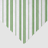 Spearmint Candy Cane Christmas Stripes Tissuepapier (Detail)