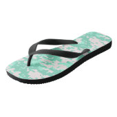 Spearmint Digital Camo Pattern Teenslippers (Schuin)