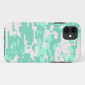 Spearmint Digitale Camouflagepatroon Case-Mate iPhone Case (Achterkant (horizontaal))