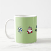 Spearmint Origami Kerstmis Koffiemok (Links)