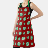 Spearmint Polka Dots All-Over Print Schort (Insitu)