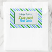 Spearmint rock snoep label (Tas)