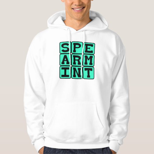 Spearmint, Smaak Kauwgom Hoodie (Voorkant)