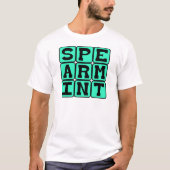 Spearmint, Smaak Kauwgom T-shirt (Voorkant)