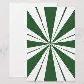 Spearmint Stripe Snoep Briefpapier (Voorkant / Achterkant)