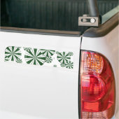 Spearmint Stripe Snoep Bumpersticker (Op Truck)