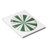 Spearmint Stripe Snoep Notitieblok (Schuin)