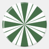 Spearmint Stripe Snoep Ronde Sticker (Voorkant)
