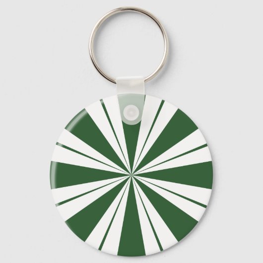 Spearmint Stripe Snoep Sleutelhanger (Voorkant)