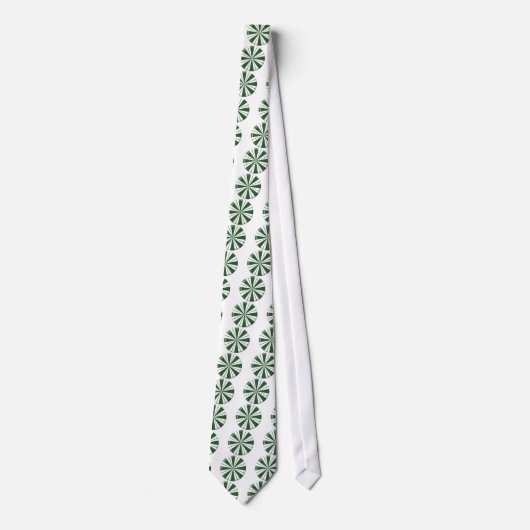 Spearmint Stripe Snoep Stropdas (Voorkant)
