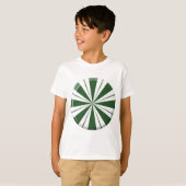 Spearmint Stripe Snoep T-shirt (Voorkant volledig)