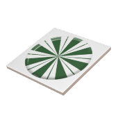 Spearmint Stripe Snoep Tegeltje (Zijkant)