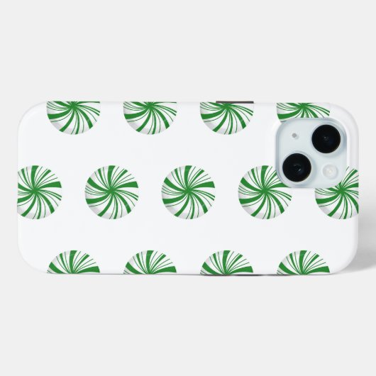 Spearmint Swirl Hoesje-Mate iPhone case (Achterkant (horizontaal))