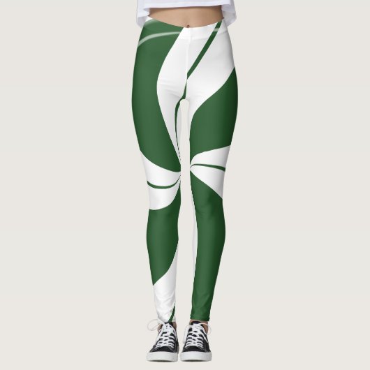 Spearmint Swirl Leggings (Voorkant)