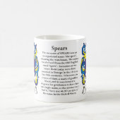 Spears Family Coat of Arms Mok (Center)