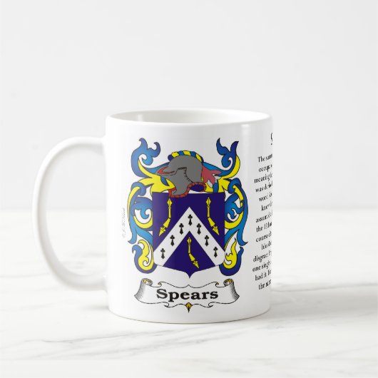Spears Family Coat of Arms Mok (Links)