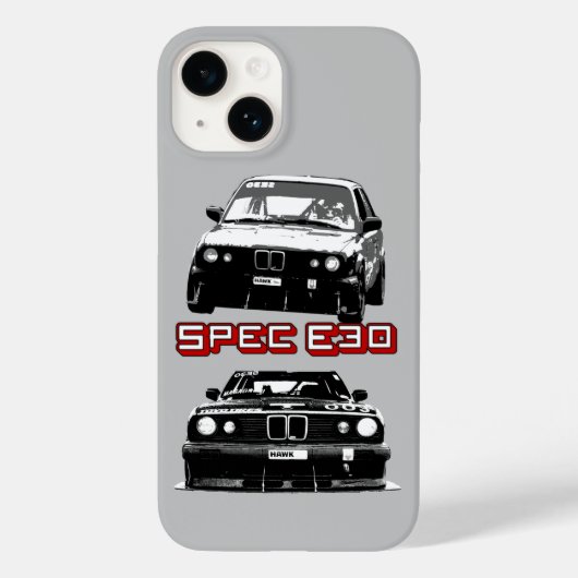 Spec E30 Racing Case-Mate iPhone Case (Achterkant)