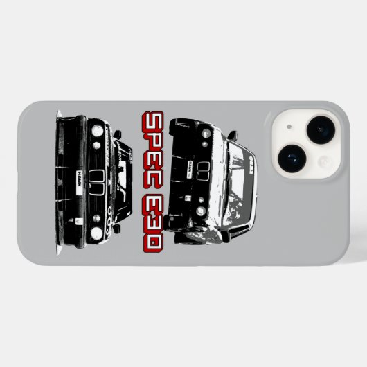 Spec E30 Racing Case-Mate iPhone Case (Achterkant (horizontaal))
