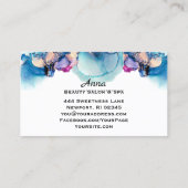 *~* Spec O. Yummy Blauwgroen Turquoise Gold AP29 v Visitekaartje (Achterkant)