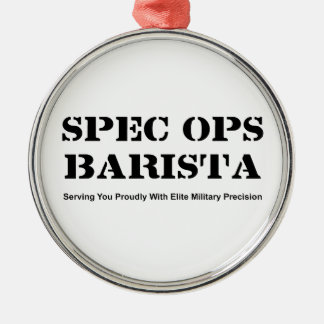 Spec Ops Barista Metalen Ornament