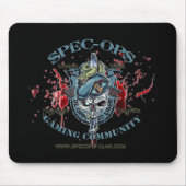 Spec/Ops Black Muismat logo 2 (Voorkant)