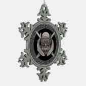 Spec Ops Diver Tin Sneeuwvlok Ornament (Links)