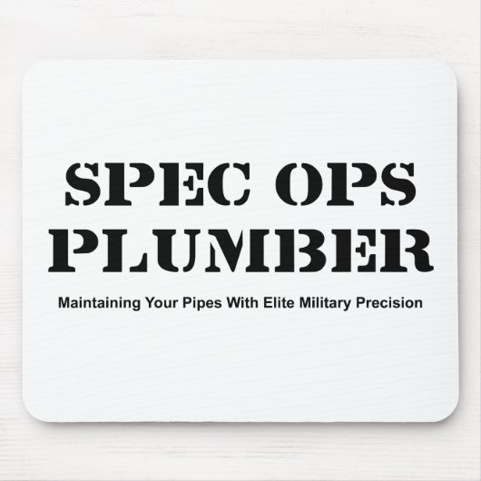 Spec Ops Plumber Muismat (Voorkant)
