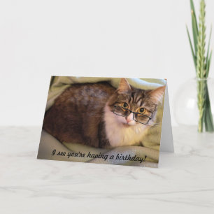 "Spec-tacular" Verjaardag Kaart