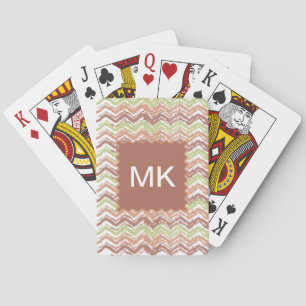 Specerij Krabbel Chevron ZigZag Pokerkaarten