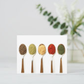 Specerijen Briefkaart (Staand voorkant)