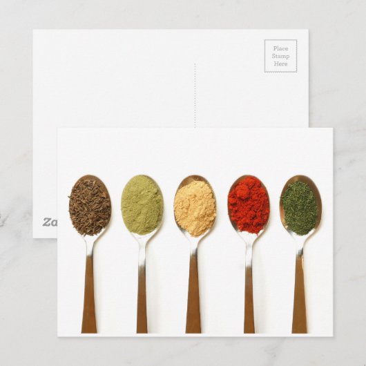 Specerijen Briefkaart (Voorkant / Achterkant)