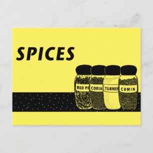 Specerijen Briefkaart