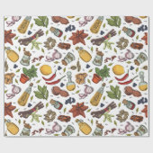 Specerijen Cadeaupapier (Vlak)