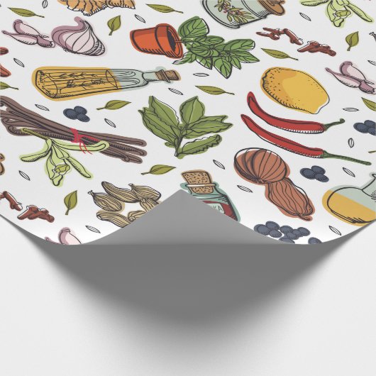 Specerijen Cadeaupapier (Hoek)