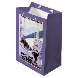 Specerijen die op het Poster van de Skier letten Medium Cadeauzakje
