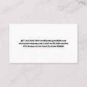 Specerijen gegroepeerd op marmeren achtergrond visitekaartje (Achterkant)