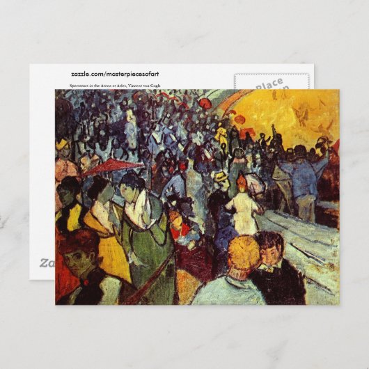 Specerijen in Arena in Arles Van Gogh Fine Art Briefkaart (Voorkant / Achterkant)