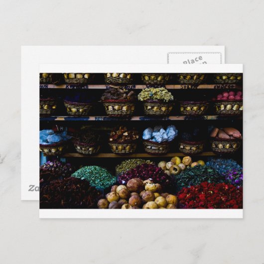 Specerijen in het Midden-Oosten Briefkaart (Voorkant / Achterkant)