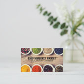 Specerijen in Ramekins Visitekaartje (Staand voorkant)