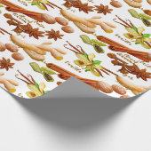 Specerijen koken vanille anijs kaneel cadeaupapier (Hoek)