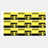 Specerijen Labels (Vel)