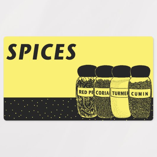 Specerijen Labels (Design 1)