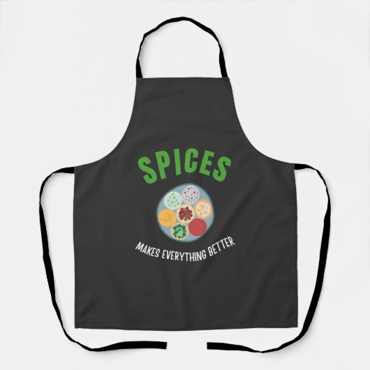 Specerijen maken alles beter schort (Voorkant)