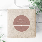 specerijen | Moderne boog eenvoudige minimale kers Ronde Sticker