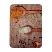 Specerijen op lepels magneet (Verticaal)